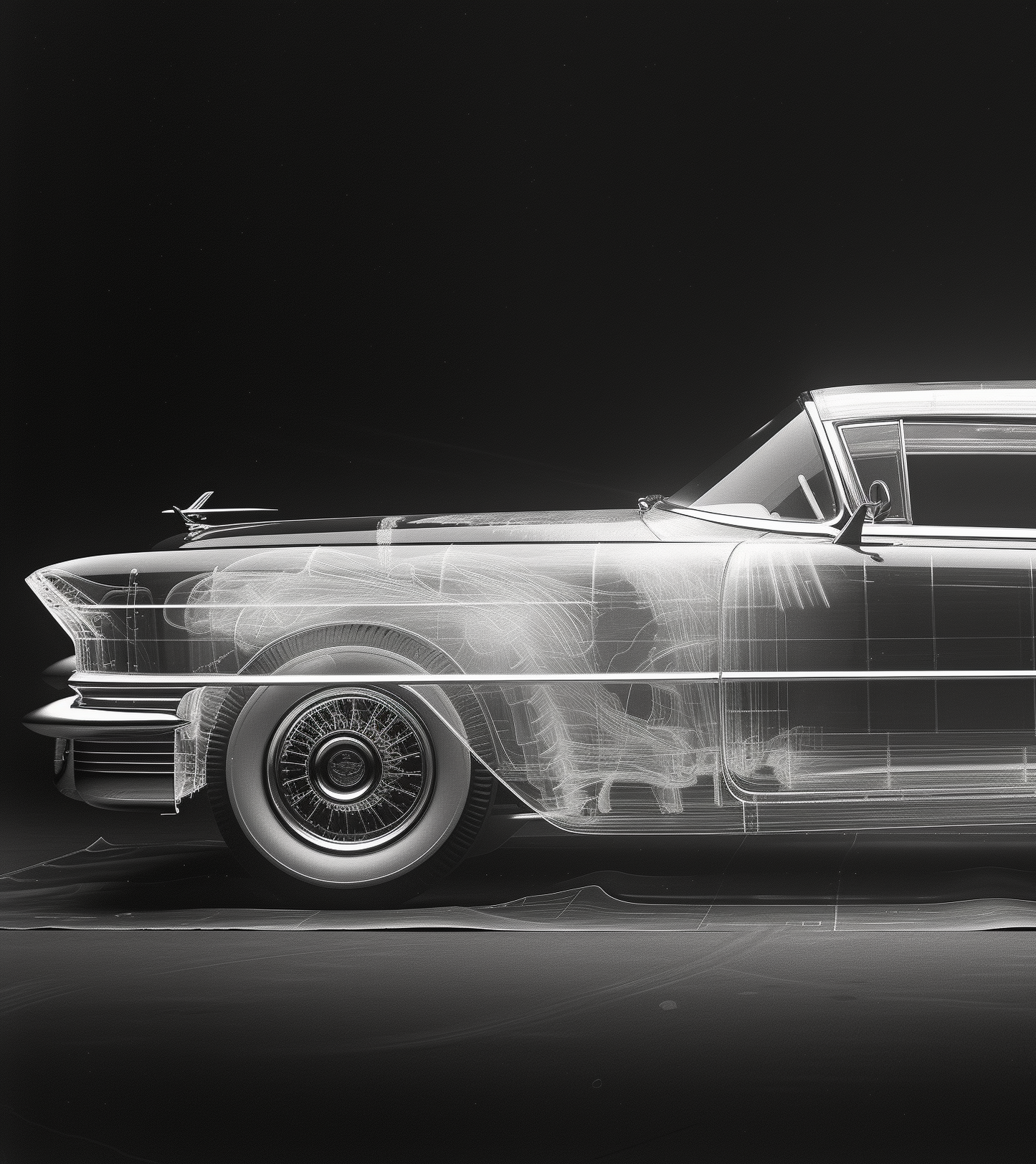 XRAY ELDORADO 1953 BLACK XRAY