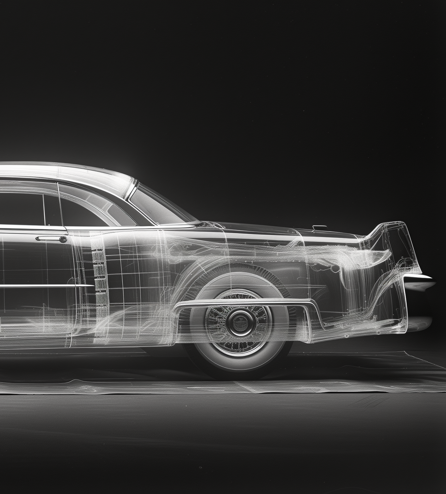 XRAY ELDORADO 1953 BLACK XRAY