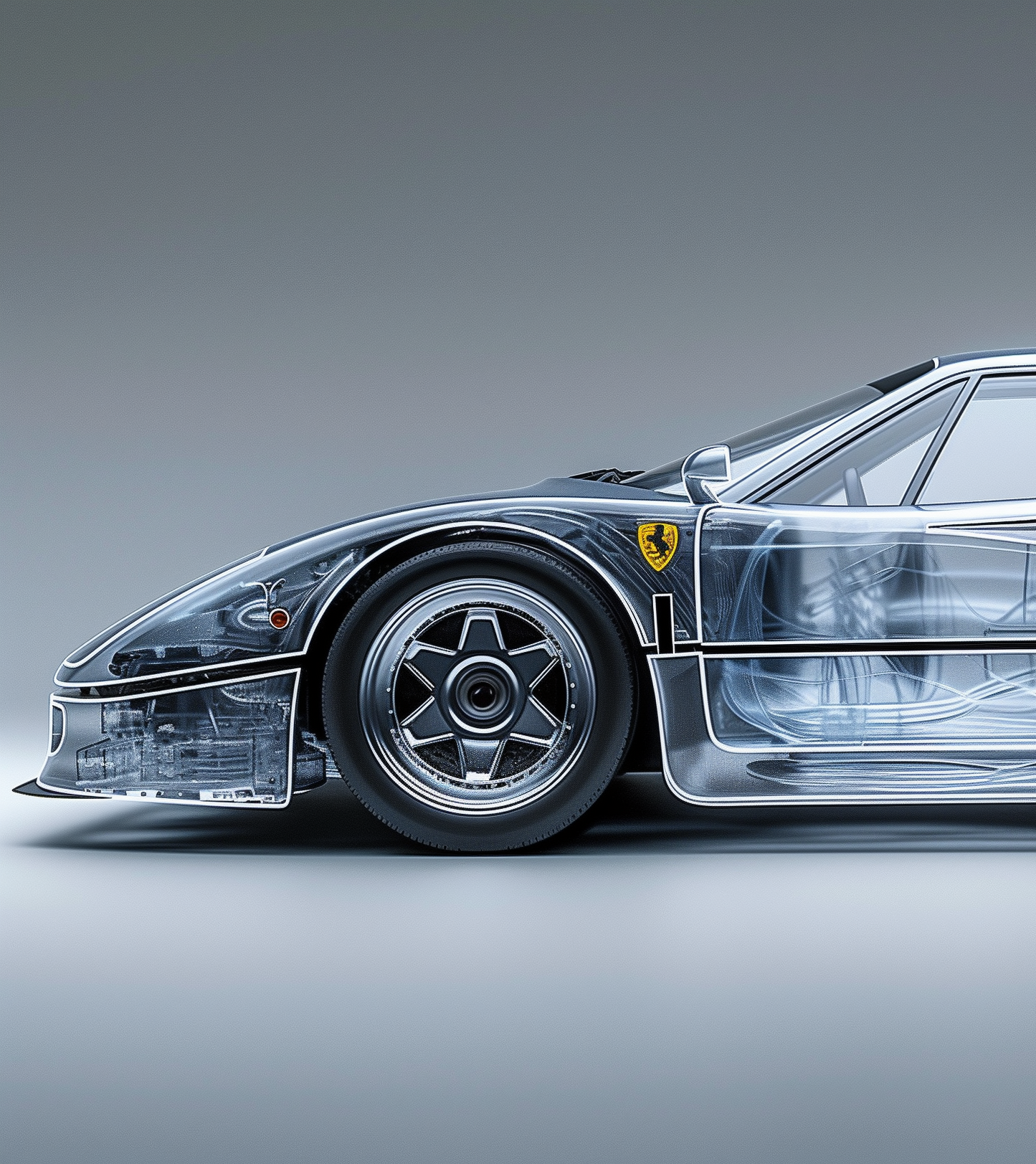 TRANSPARENCY - F 40 BLUE TRANSPARENCY