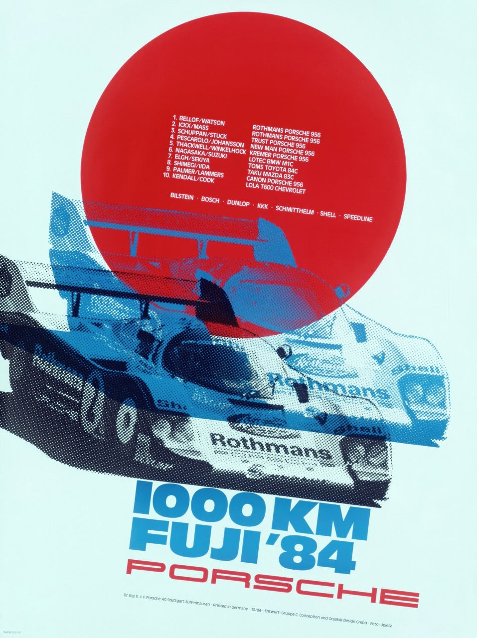 1984 - POSCHE 1000KM FUJI JAPAN
