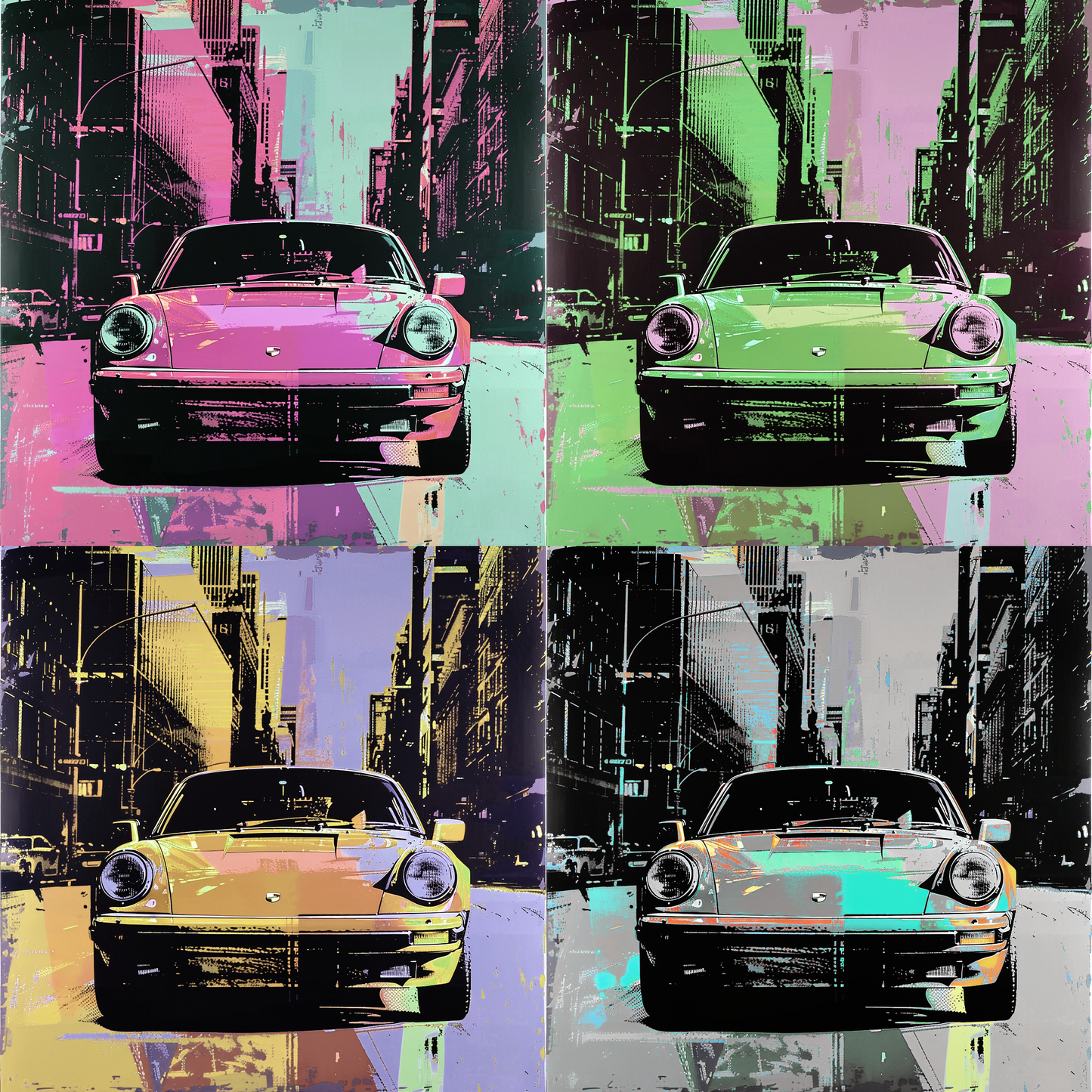 WARHOL - VINTAGE in WARHOL STYLE