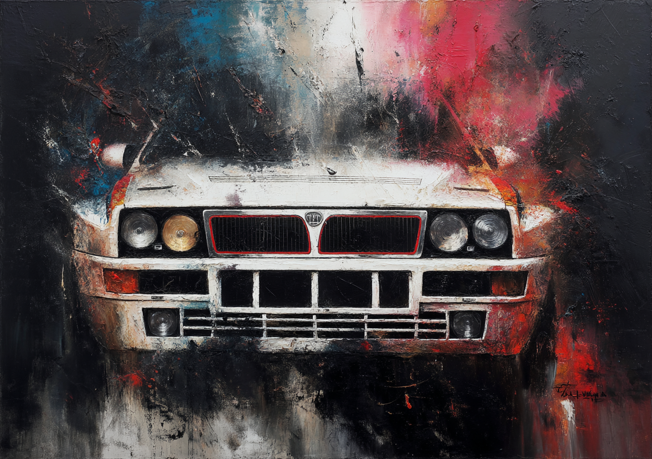 FRONT DELTA INTEGRALE OIL PAINT SPLASH