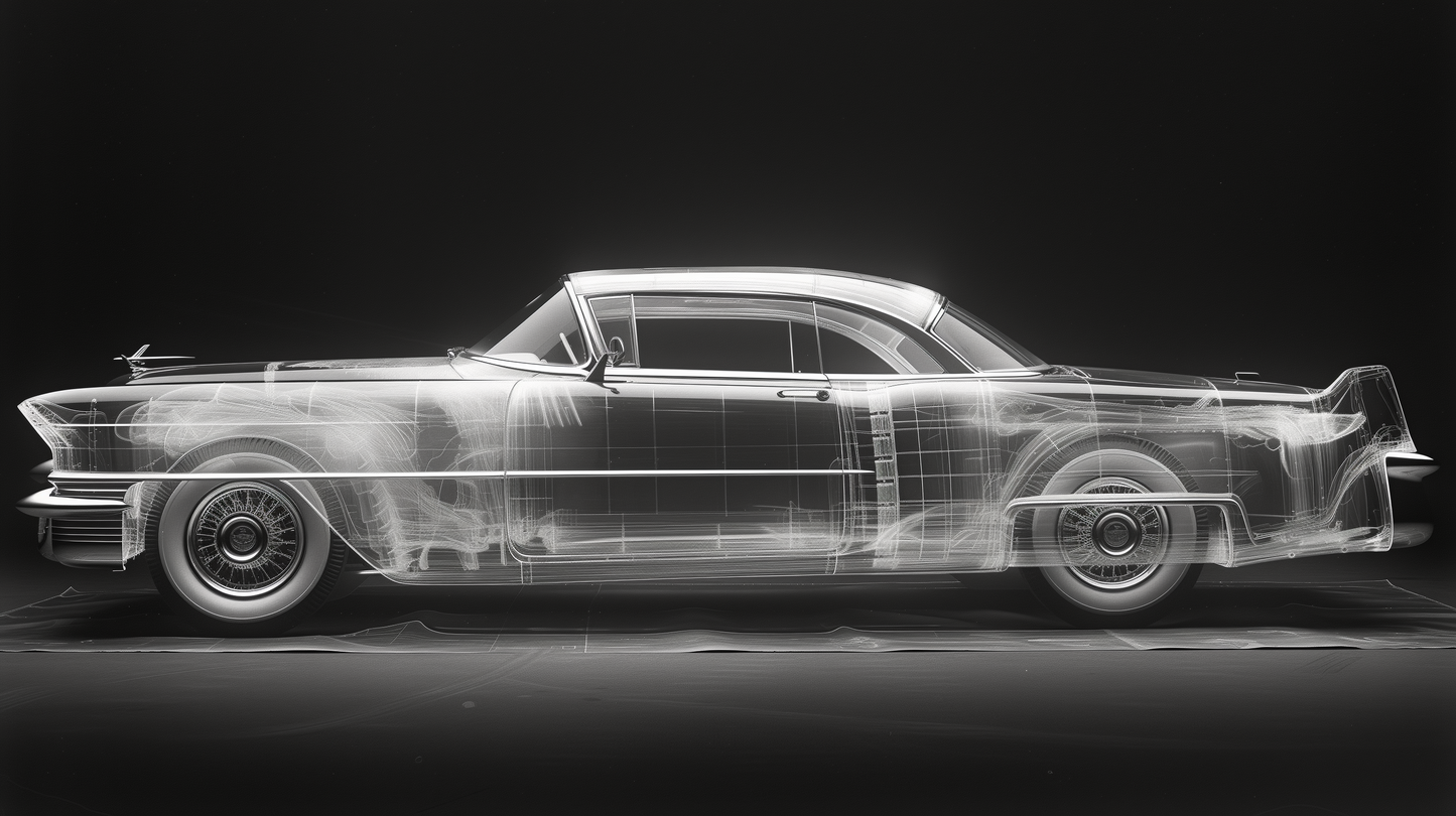 XRAY ELDORADO 1953 BLACK XRAY