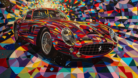 KANDINSKY - WASSILY PAINT 250 GTO IN HIS STYLE