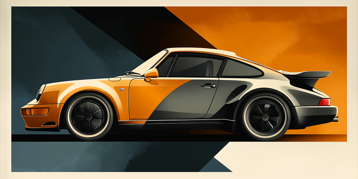 VINTAGE 911 IN SUPER MODERN COLOURS