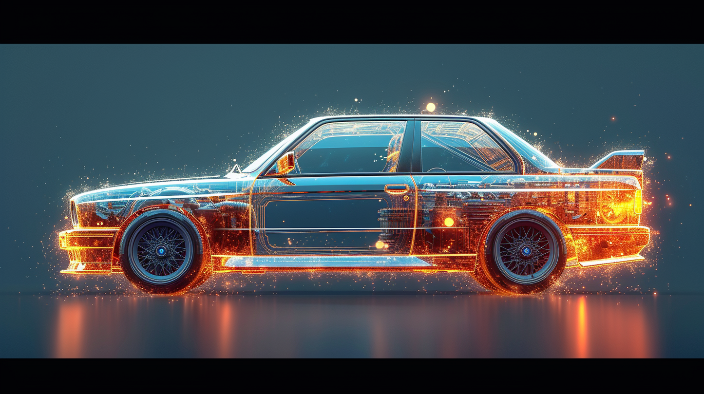 TRANSPARENCY - M3 E30 ORANGE TRANSPARENCY