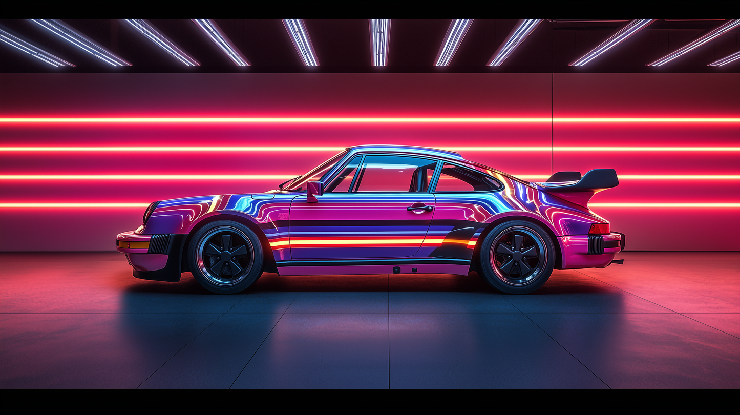 NEON - 911 TURBO GARAGE 2
