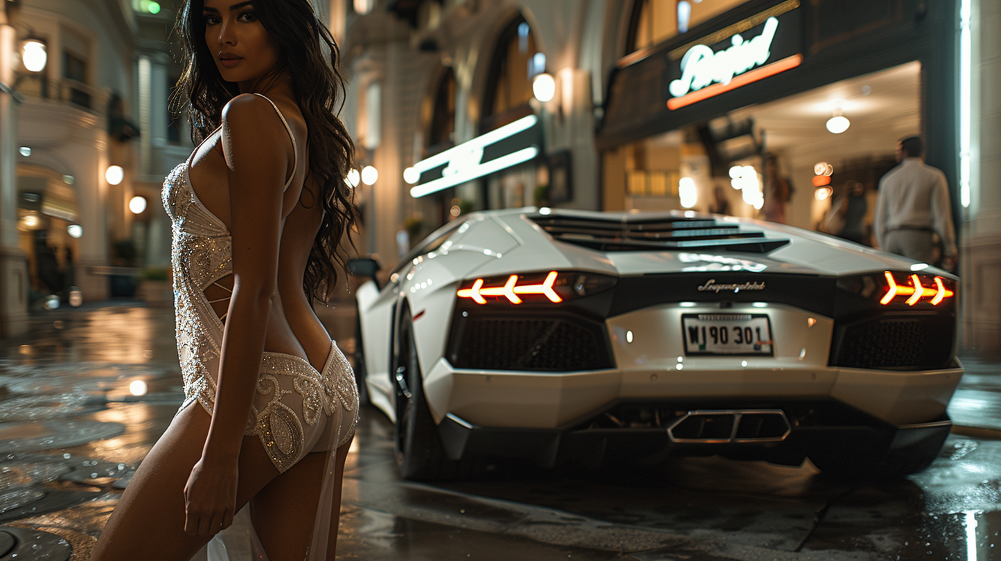 DREAM IN WHITE LINGERIE