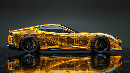 XRAY - F812 GTS POWER YELLOW TRANSPARENCY