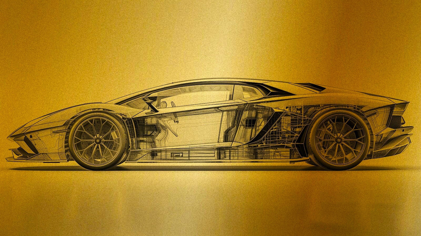 LAMBORGHINI AVENTADOR LP780-4 GOLD EDITION