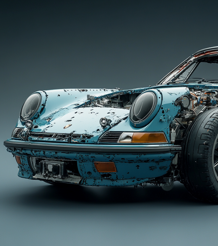 REALISTIC -BLUE CARRERA DISMOUNTED