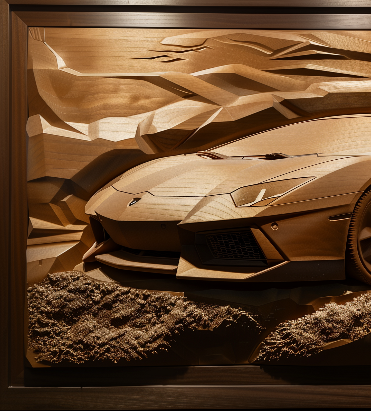 SCULPTURE - BRIAR WOOD FOR A SCULPTURE OF AVENTADOR