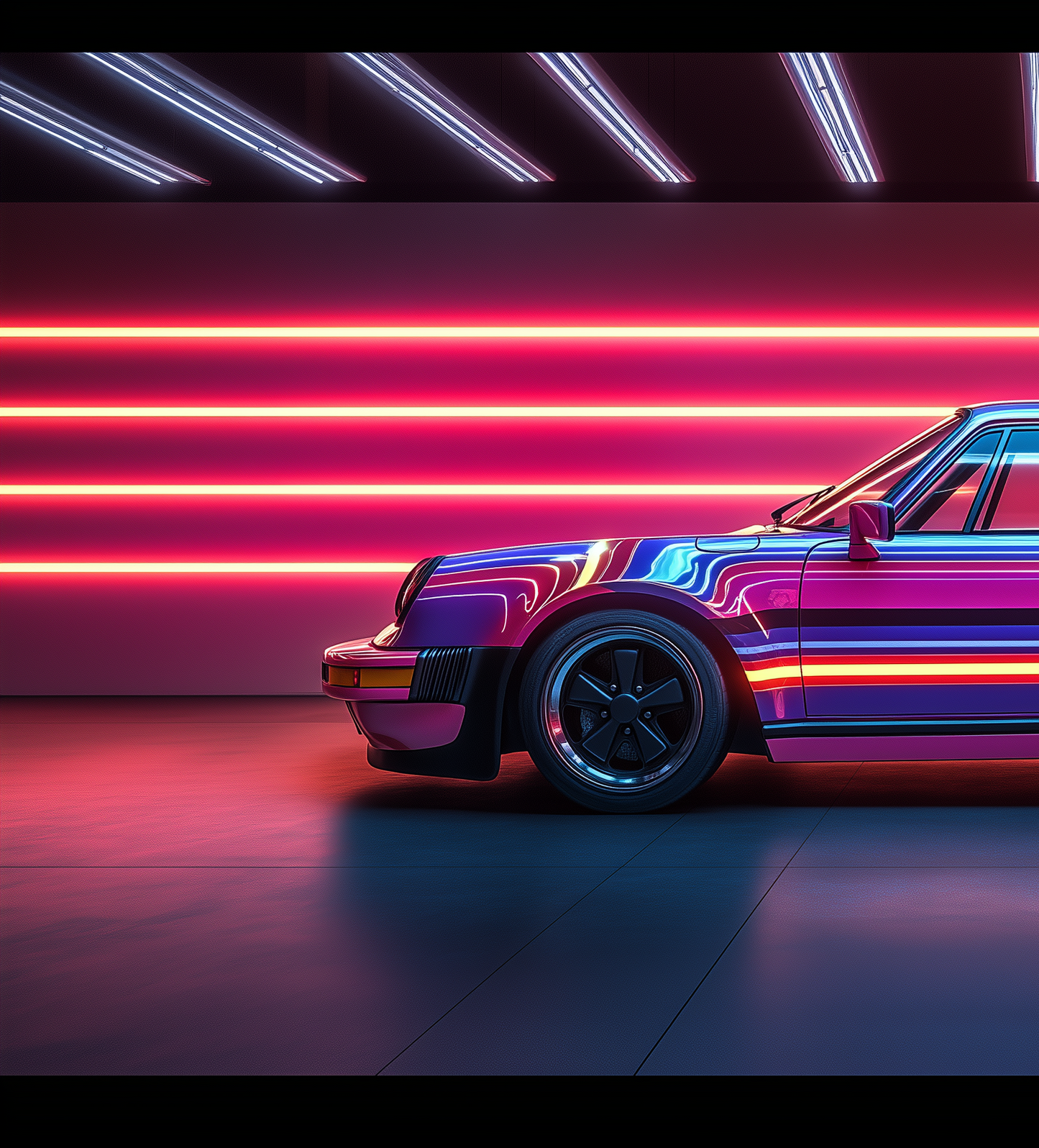 NEON - 911 TURBO GARAGE 2