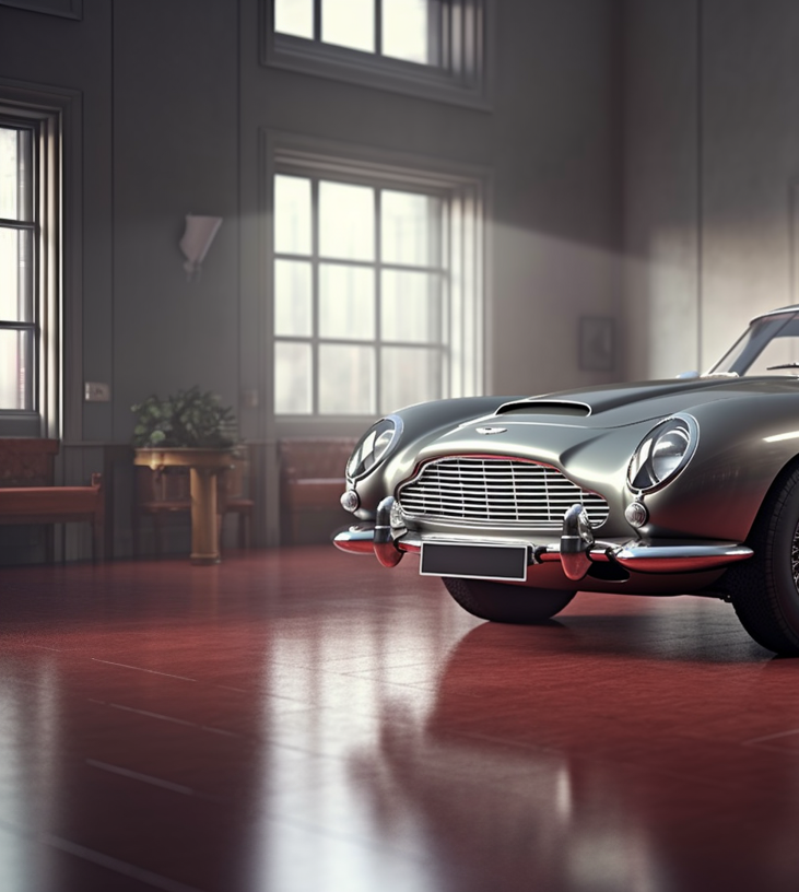 REALISTIC - A.M. DB5 -1965 IN A TUSCANY HOUSE
