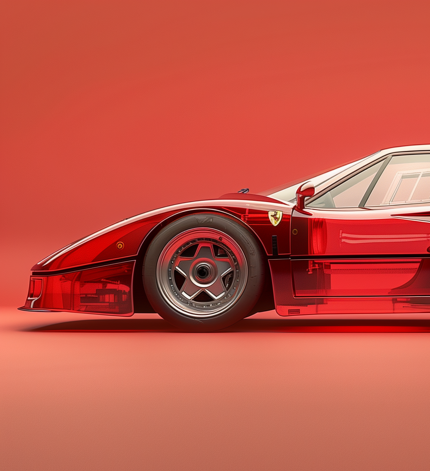 TRANSPARENCY - F 40 RED PASSION