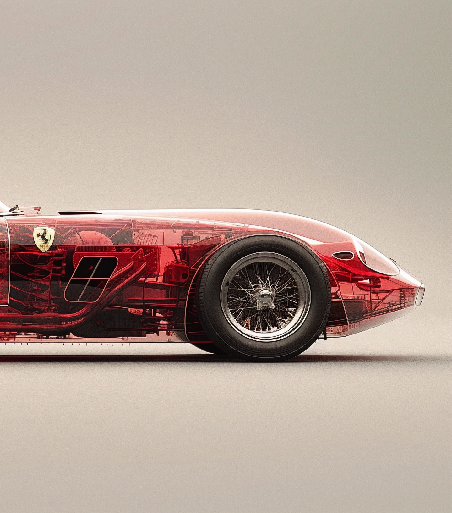 TRANSPARENCY - GTO '62 RED TRANSPARENCY