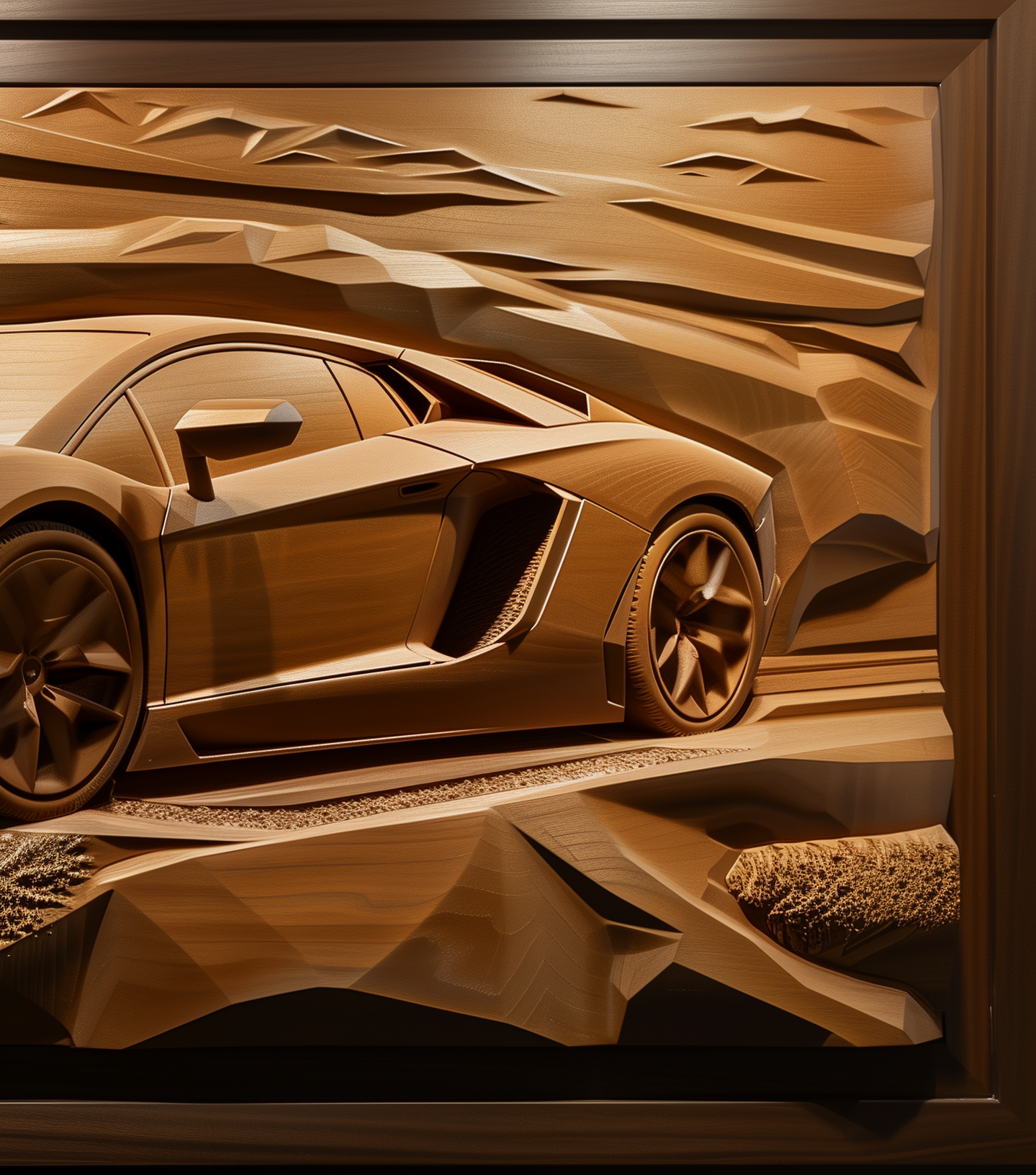 SCULPTURE - BRIAR WOOD FOR A SCULPTURE OF AVENTADOR