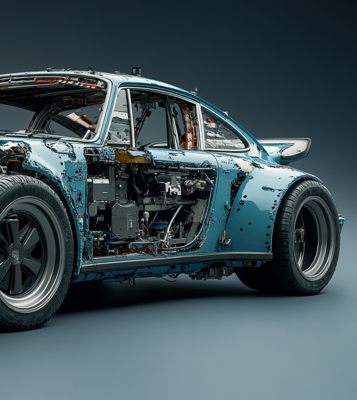 REALISTIC -BLUE CARRERA DISMOUNTED