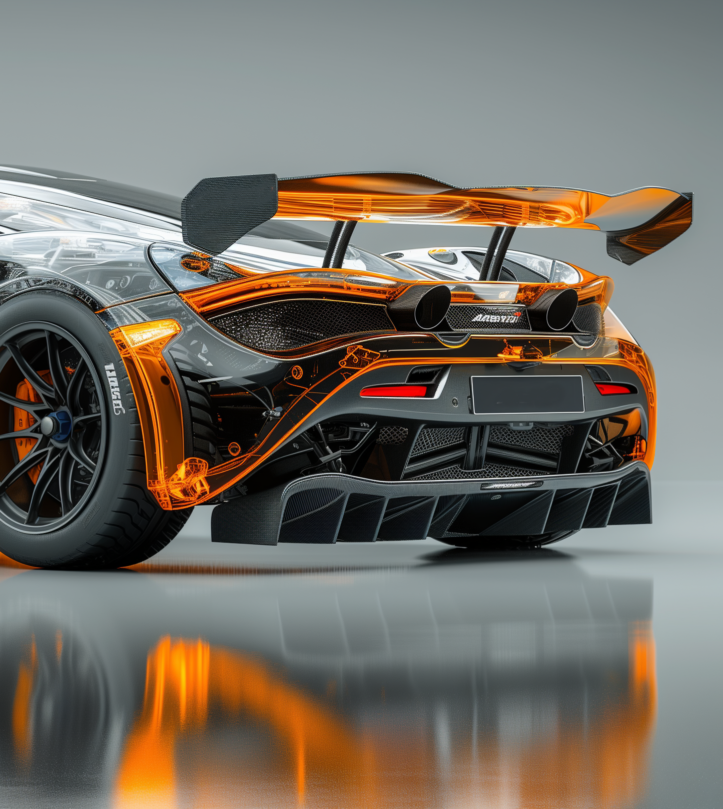 TRANSPARENCY - 720S ORANGE POWER