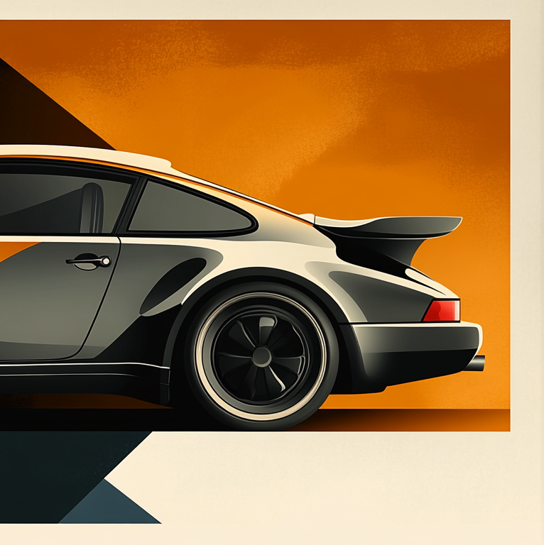 VINTAGE 911 IN SUPER MODERN COLOURS