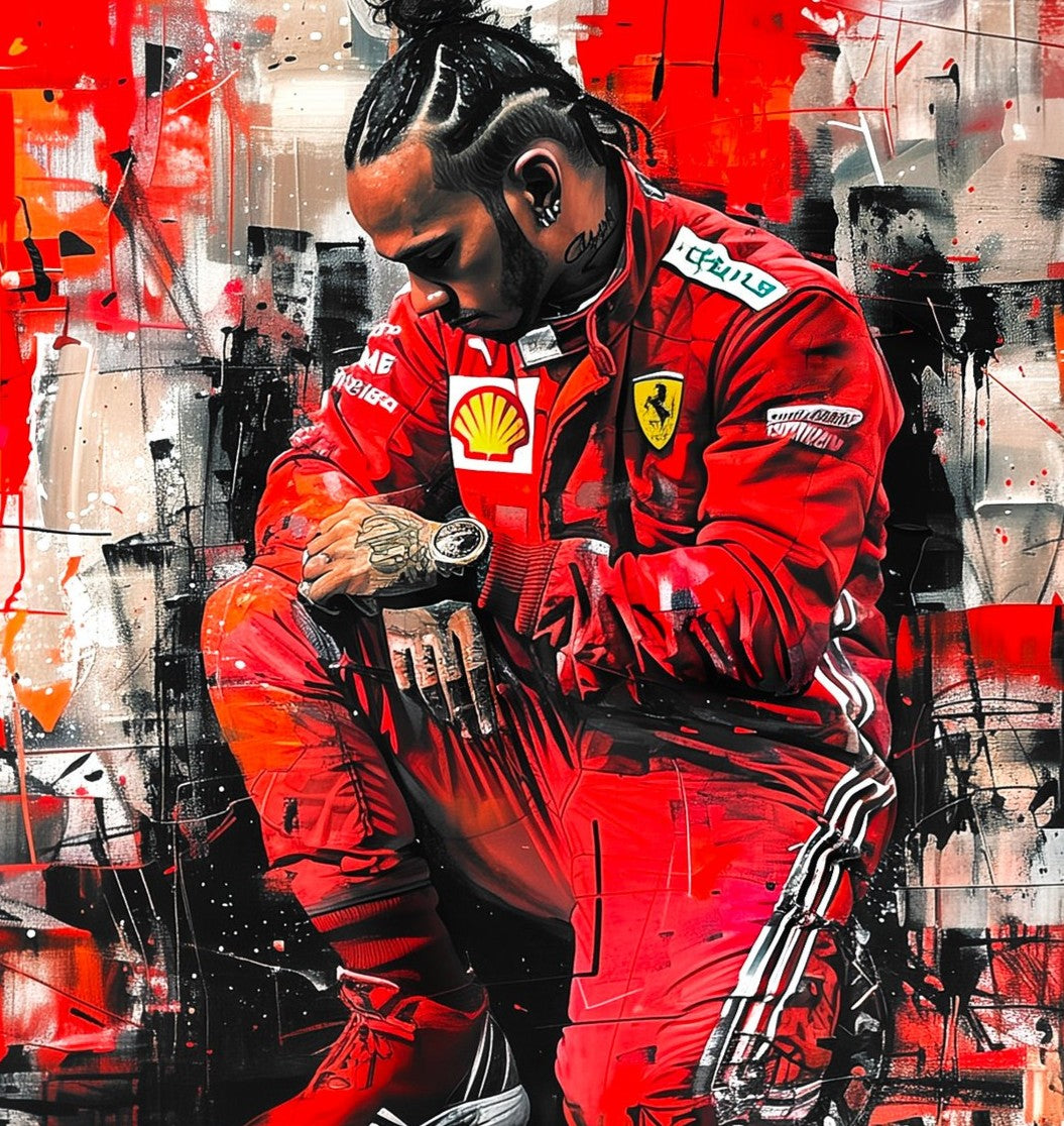 F1 - Hamilton before the green light thinking