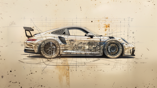 DA VINCI STYLE - 911 GT3 TRANSPARENCY STUDIES