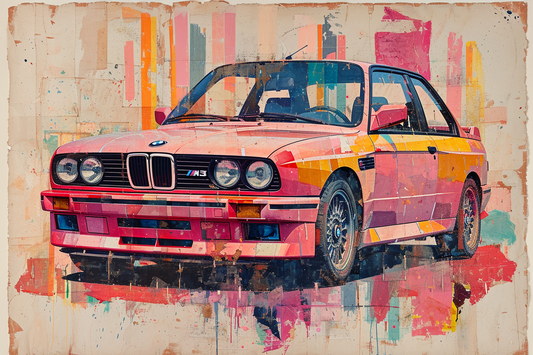 STREET ART- M3 E30 VINTAGE STREET ART