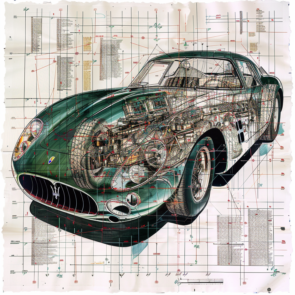 TECH - VINTAGE GREEN DIAGRAM TECH