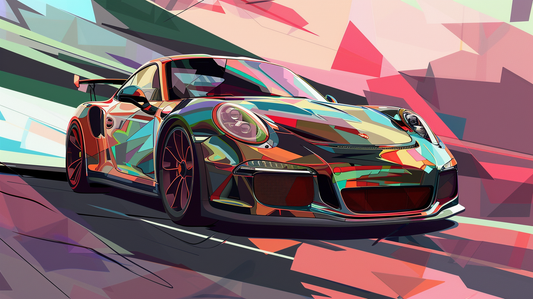 PICASSO - 911 GT IN A CUBISM EXPRESSION feat. PICASSO