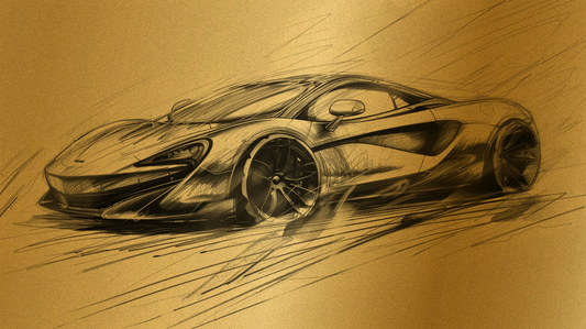 MCLAREN '1 COUPE' GOLD DRAFT