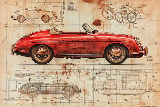 DA VINCI STYLE - 356 CABRIO STARTING DRAFTS