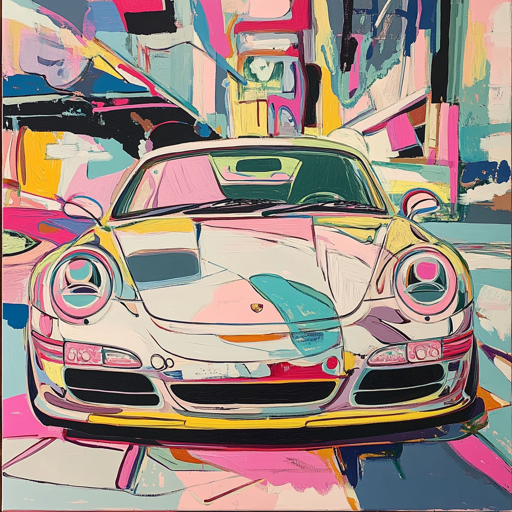 PICASSO - CARRERA PINK CUBISM STYLE