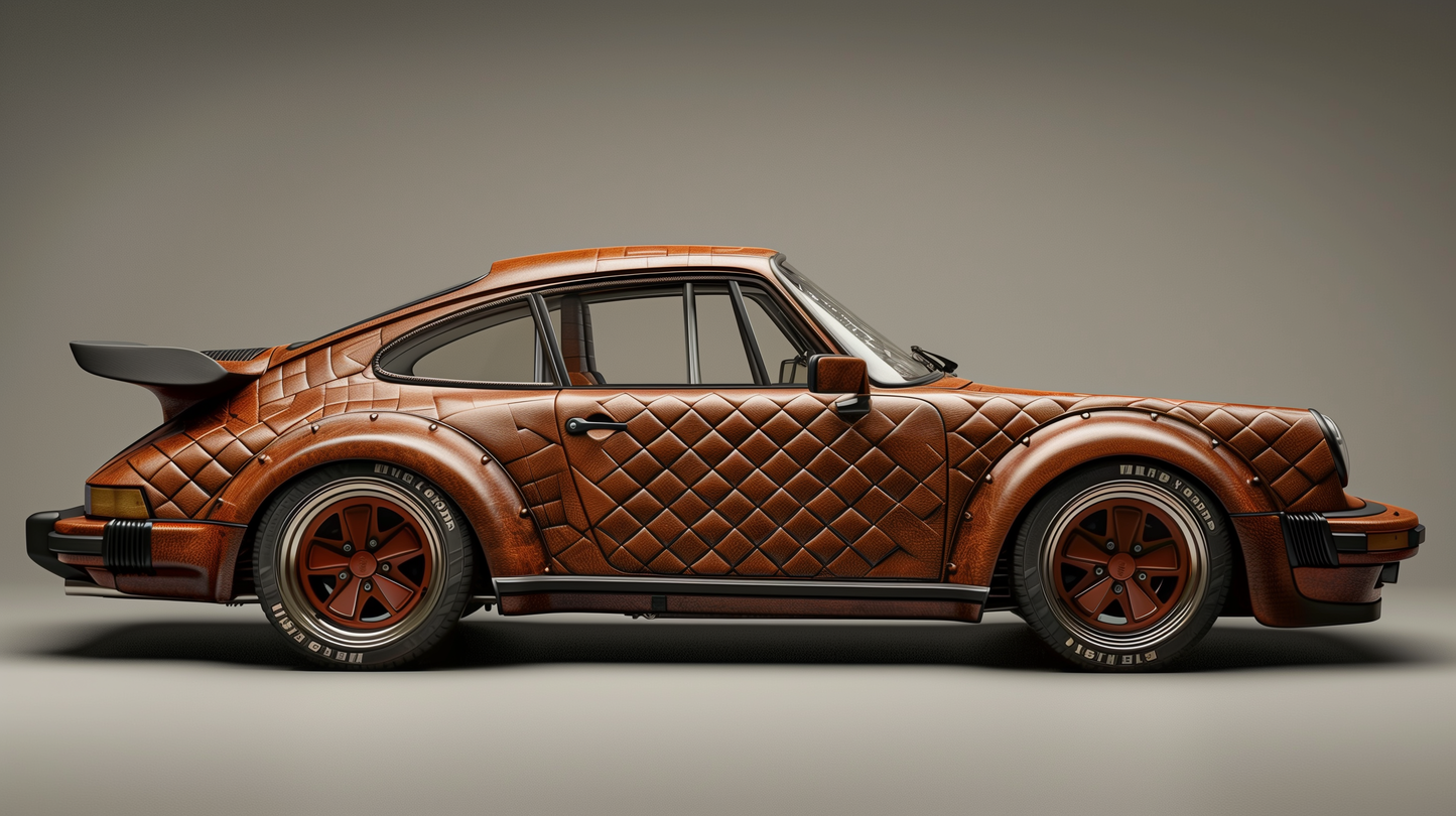 REALISTIC - 993 TURBO MADE WITH CHESTERFIELD SOFT LEATHER