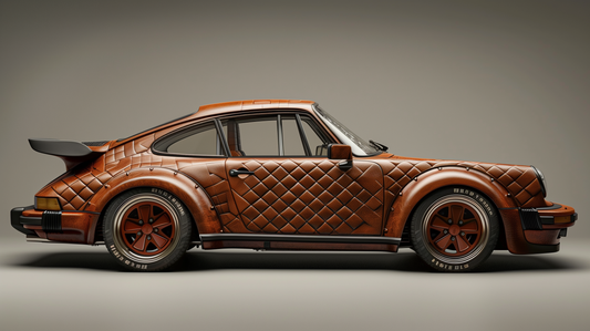 REALISTIC -  993 TURBO MADE WITH CHESTERFIELD SOFT LEATHER