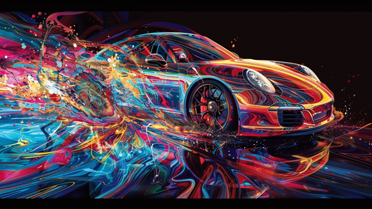 PORSCHE 911 COLOUR EXPLOSION