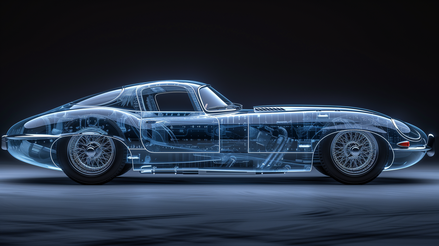 XRAY JAG  E_TYPE 1952