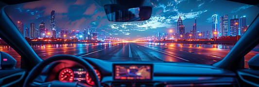 PANORAMIC VIEW FOR A TOKIO DRIFT RACE