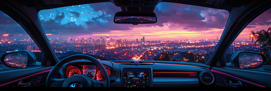 PANORAMIC SUNSET OF LOS ANGELES