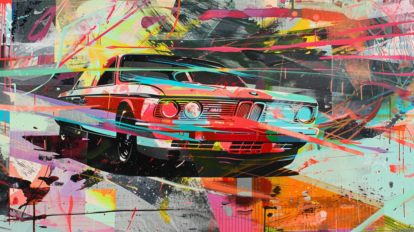 WARHOL - M3 E80 in WARHOL STYLE