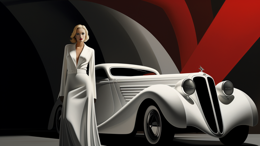 LEMPICKA - VINTAGE 50'S WHITE CAR