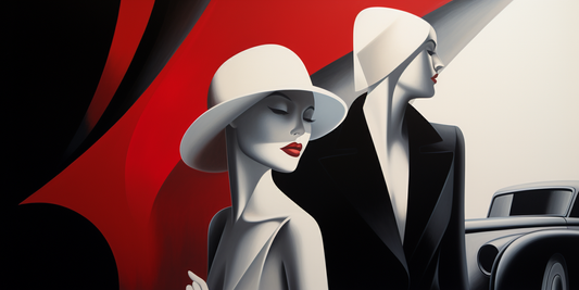 LEMPICKA - TAMARA BLACK AND WHITE MINIMALIST