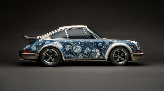 ORIENTAL - 911 SC TURBO IN A CHINESE MING PORCELAIN STYLE