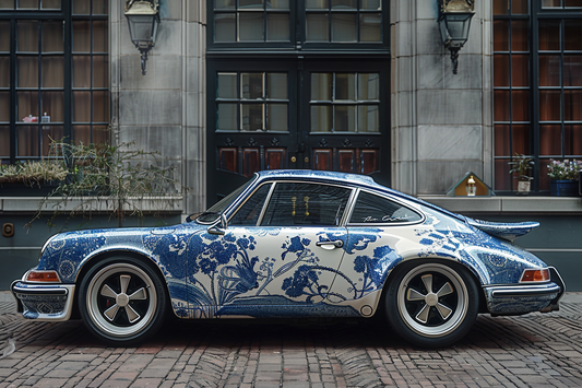 PORSCHE 911 PORCELAIN DECO Arita-yaki (有田焼) STYLE