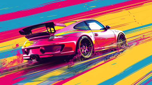 POP ART - RAINBOW FLASHES