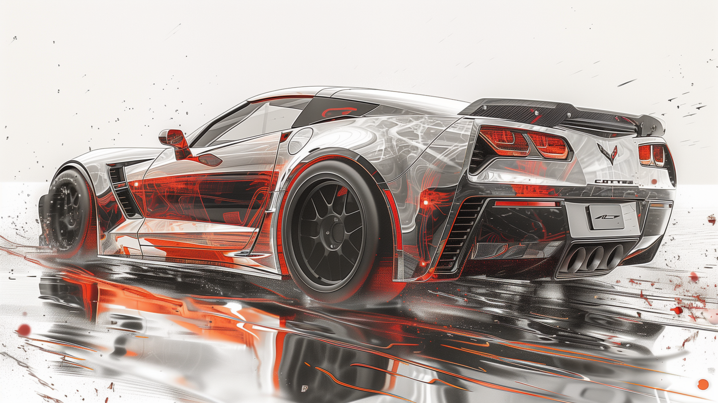 STREET ART - CORVETTE ZR 2023