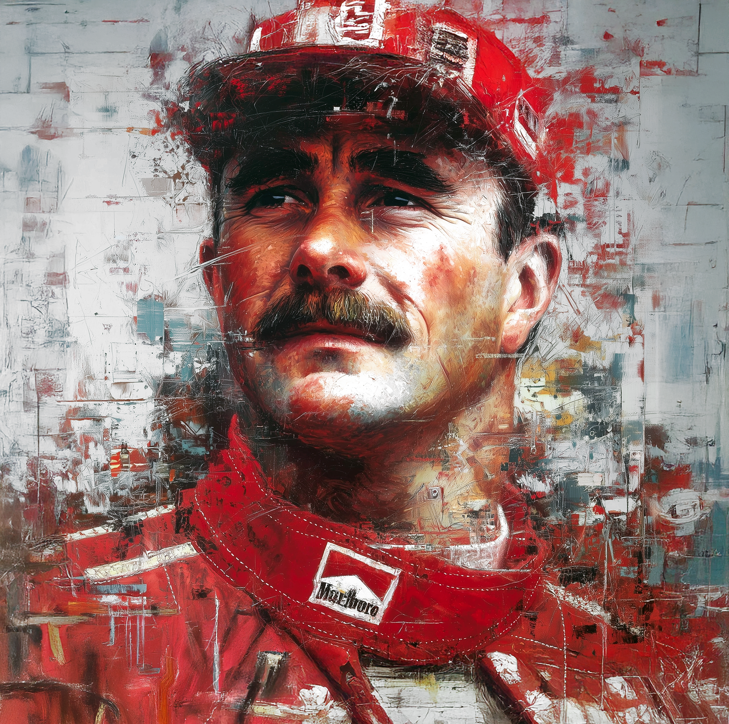 F1 - Nigel Mansell the great Ferrari Lion