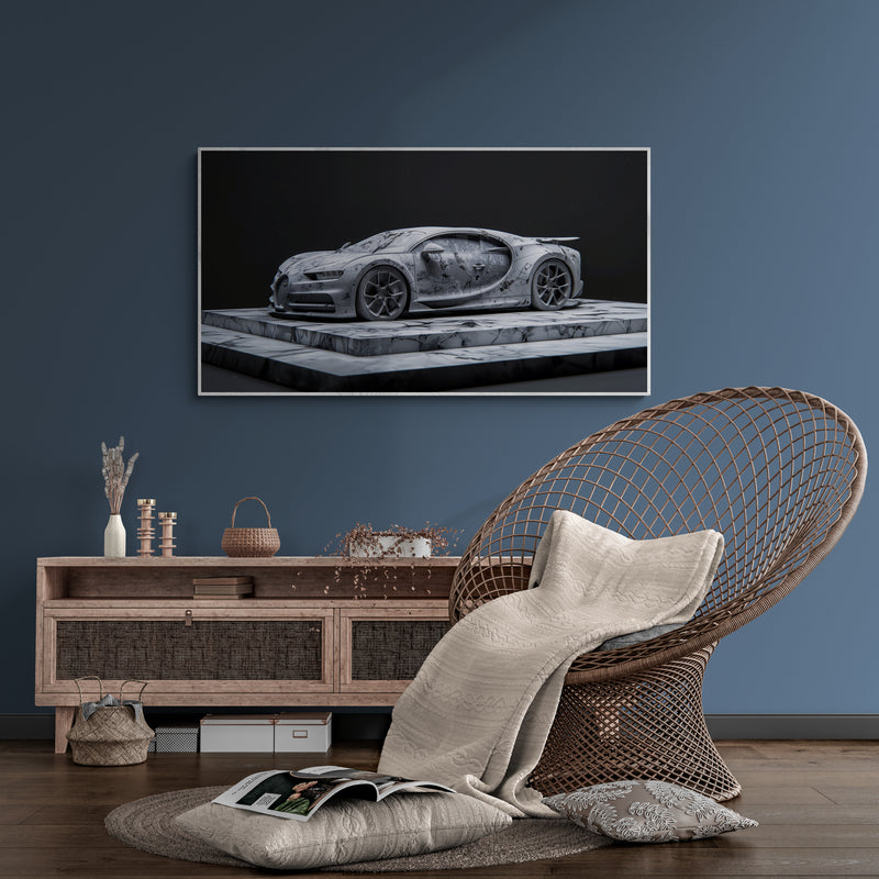 SCULPTURE - GREY MARBLE CHIRON