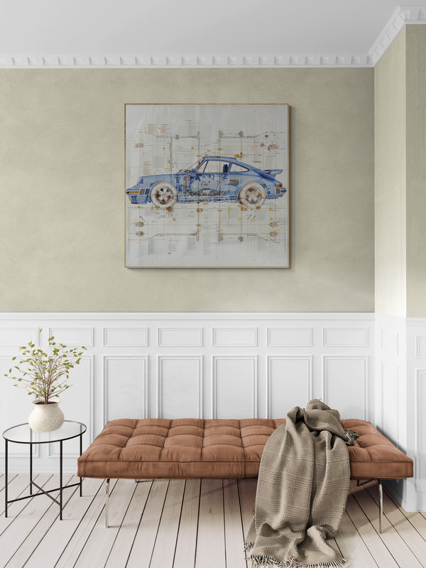 TECH - DIAGRAM OF AN OLD BLUE CARRERA TURBO