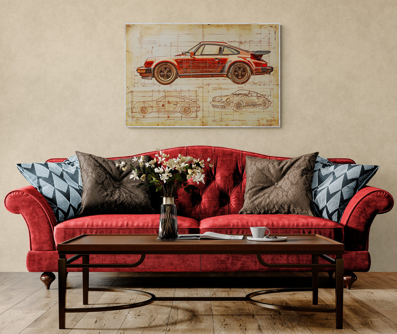 DA VINCI STYLE - CARRERA TURBO RED DRAFT