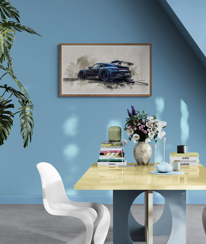 STREET ART - CARRERA GT2 BLUE THUNDER